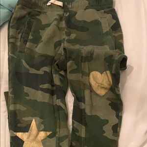 j Crew girls Sz 10 camo joggers